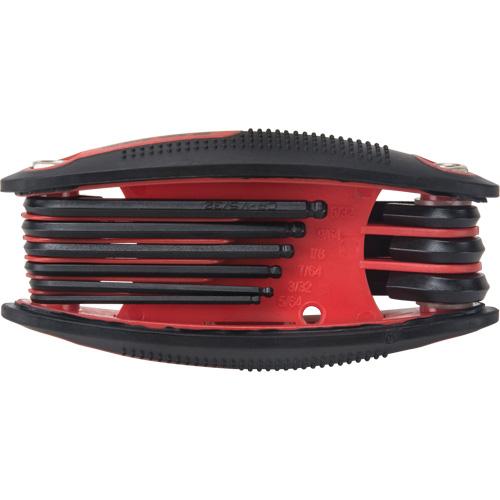 Ball End Fold-Up SAE Folding Hex Key Set
