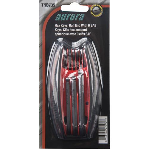 Ball End Fold-Up SAE Folding Hex Key Set