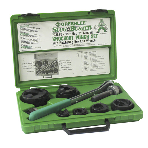 Knockout Kit with Ratchet and SlugBuster® Punches