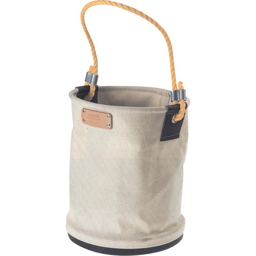 Heavy-Duty Canvas Buckets - Leather Bottom