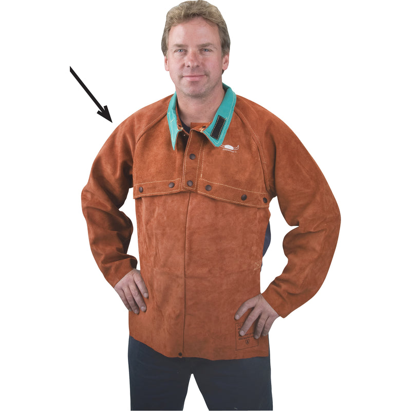 Leather Cape Sleeves