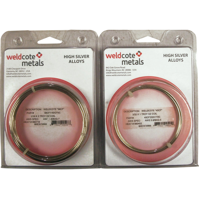 High Silver Brazing Alloys