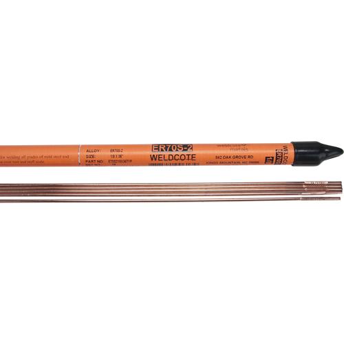 36" Cut Length TIG Rods - Point Of Purchase Packaged Alloys - ER70S-2 Triple Deoxidized Steel