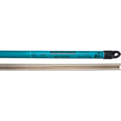 36" Cut Length TIG Rods - Point Of Purchase Packaged Alloys - Low Fuming Bronze - Bare