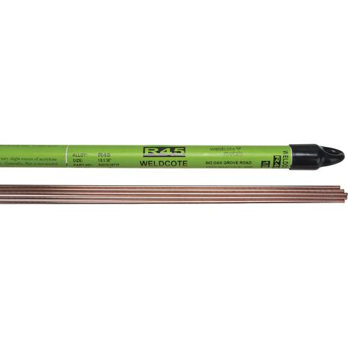 36" Cut Length TIG Rods - Point Of Purchase Packaged Alloys - R45 Mild Steel