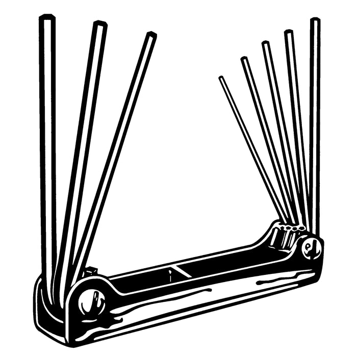 Folding Hex Key Set