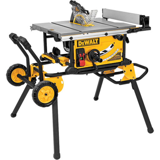 Jobsite Table Saw With Rolling Stand