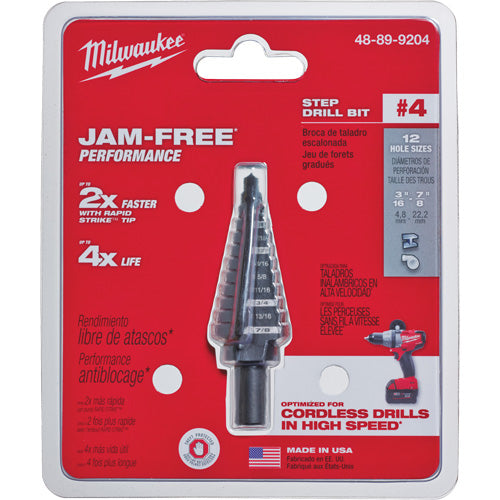 #4 Step Drill Bit