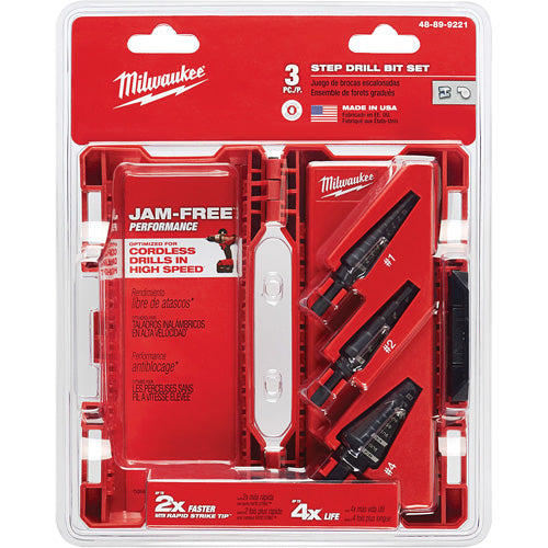 Step Drill Bit Set