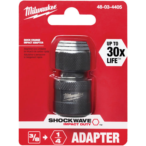 Shockwave™ Impact Driver 3/8" Square to 1/4" Hex Socket Adapter