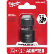 Shockwave™ Impact Driver 1/2" Square to 1/4" Hex Socket Adapter