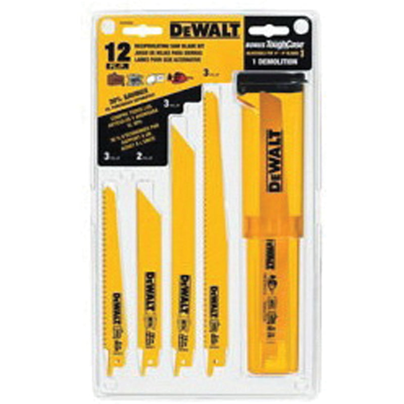 Bi-Metal Reciprocating Saw Blade Kit