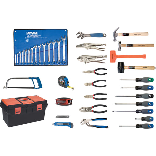 Deluxe Tool Set with Plastic Tool Box