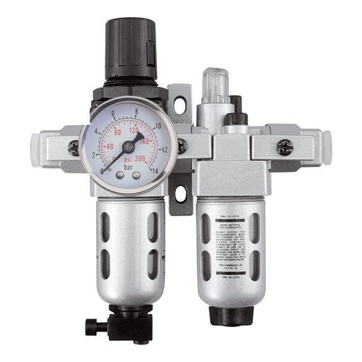 Modular Filter/Regulator & Lubricator (Gauge Included)