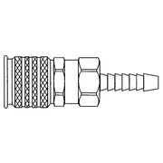 1/4" UNIVERSAL AUTO. COUPLER 1/4"M 150 PSI