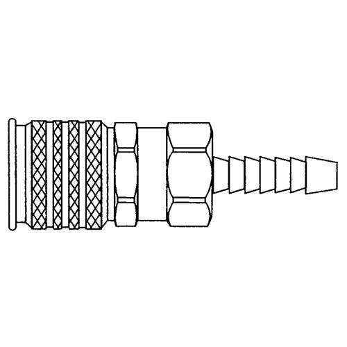 1/4" UNIVERSAL AUTO. COUPLER 1/4"M 150 PSI
