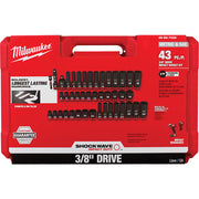 Shockwave™ Impact Duty™ 3/8" Drive SAE & Metric Deep 6 Point Socket Set