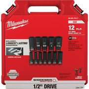 Shockwave™ Impact Duty™ 1/2" Drive SAE Deep 6 Point Socket Set