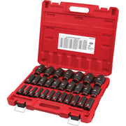 Shockwave™ Impact Duty™ 1/2" Drive Metric Deep 6 Point Socket Set