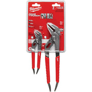 6" & 10" Comfort Grip Straight Jaw Pliers Set