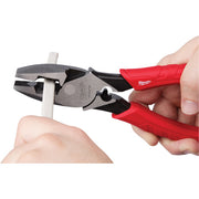 Comfort Grip High Leverage Lineman's Pliers with Crimper