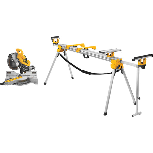 Double Bevel Sliding Compound Mitre Saw with Stand