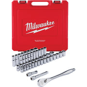 47 Piece SAE & Metric Ratchet & Socket Set