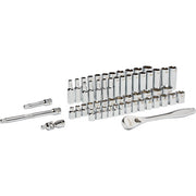 56 Piece SAE & Metric Ratchet & Socket Set