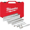 50 Piece SAE & Metric Ratchet & Socket Set