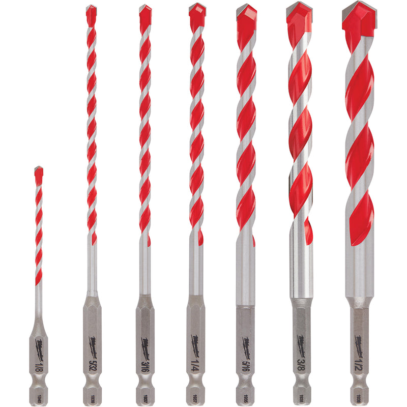Large Shockwave™ Hammer Drill Bit Kit