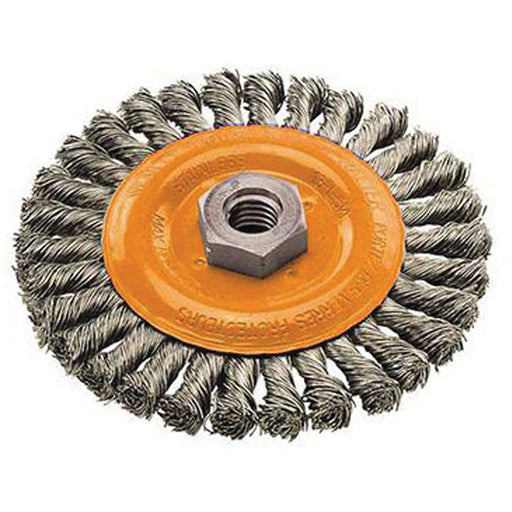 Wide Knotted Wire Wheel Brush