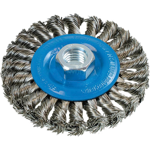 Wide Knotted Wire Wheel Brush