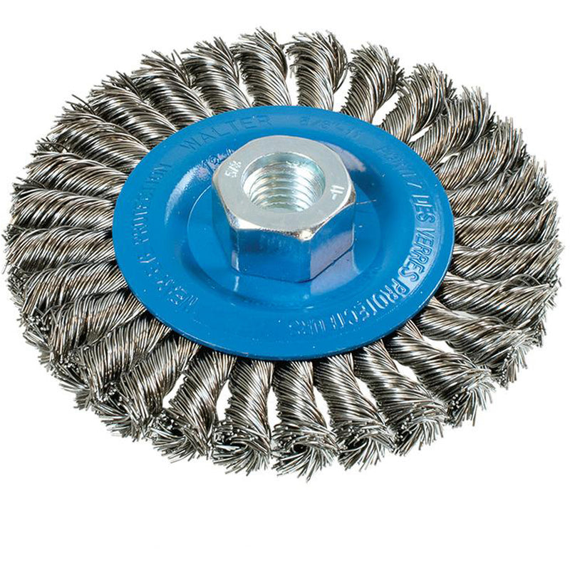 Wide Knotted Wire Wheel Brush