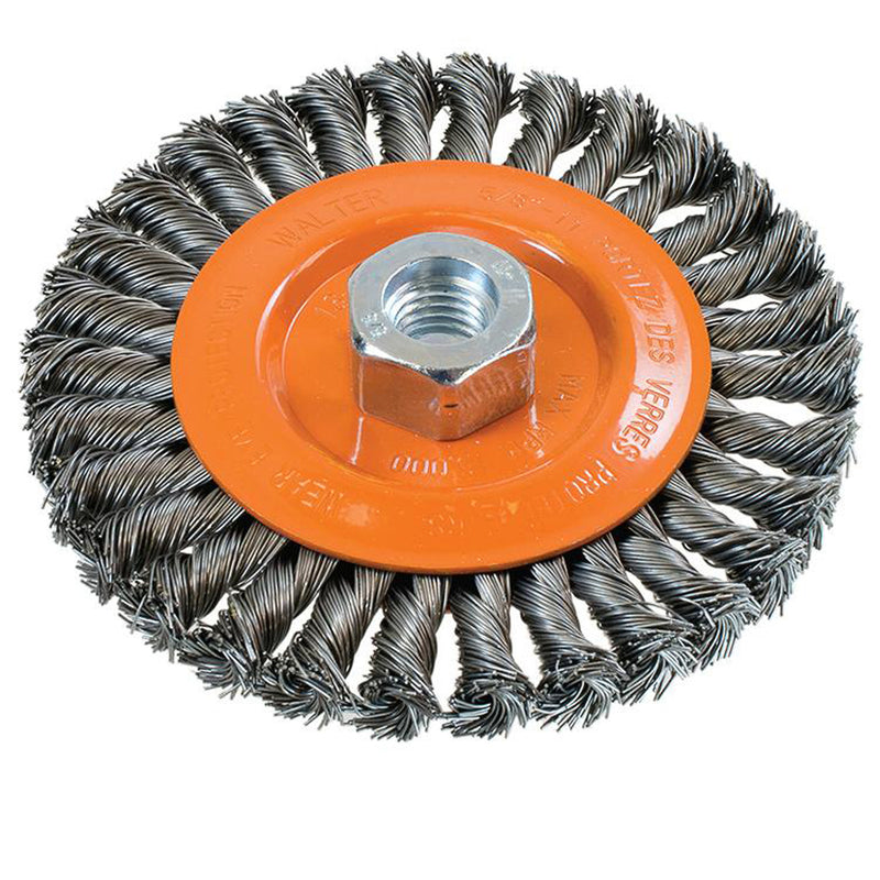 Wide Knotted Wire Wheel Brush