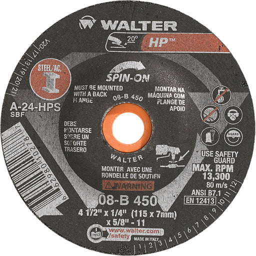 HP™ Spin-On Grinding Wheel