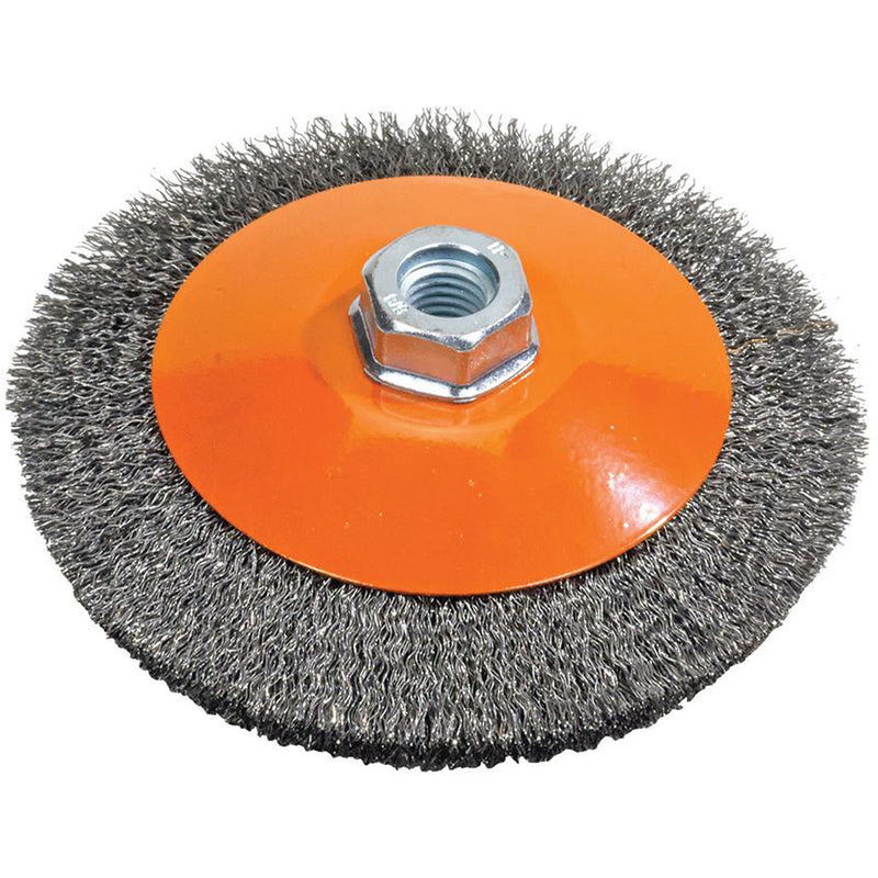 Saucer Crimped Wire Wheel