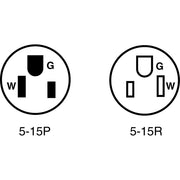 Commercial Grade Straight Blade Plug