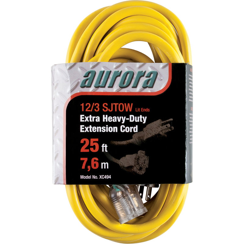 Outdoor Vinyl Extension Cords with Light Indicator