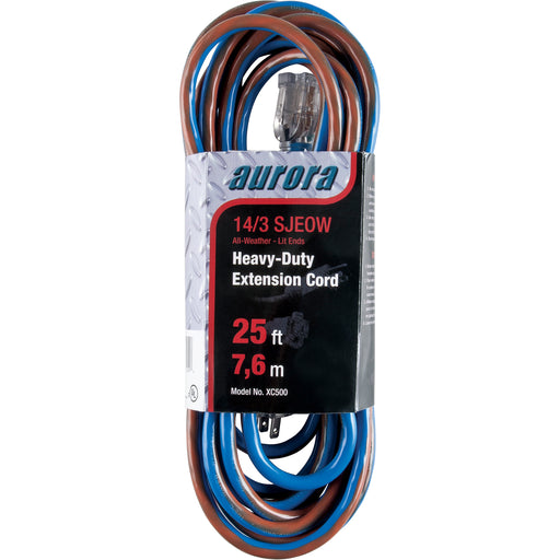 All-Weather TPE-Rubber Extension Cord With Light Indicator