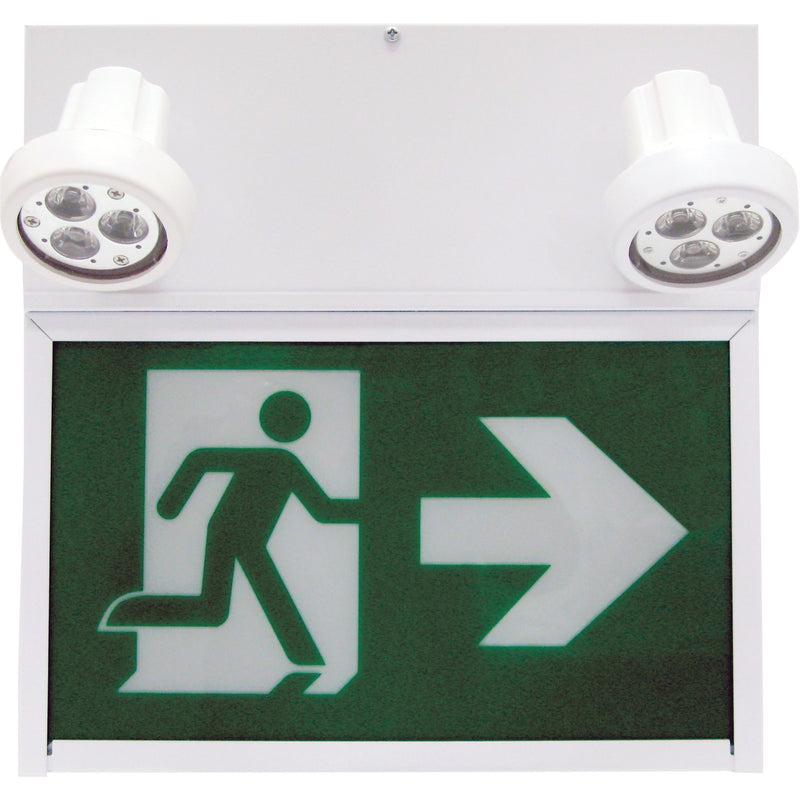 Running Man Exit Sign