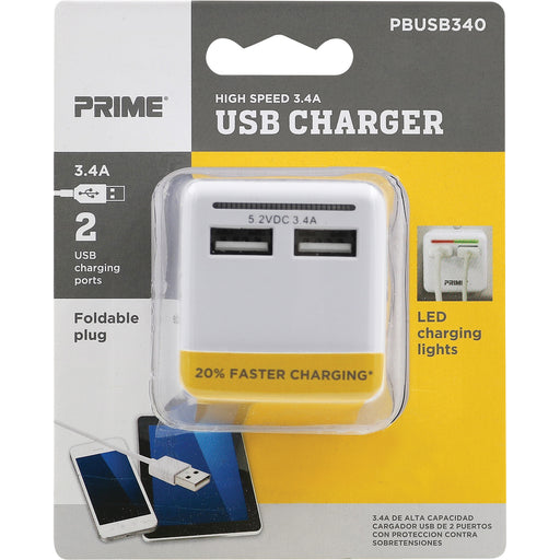 Prime® High-Speed USB Charger