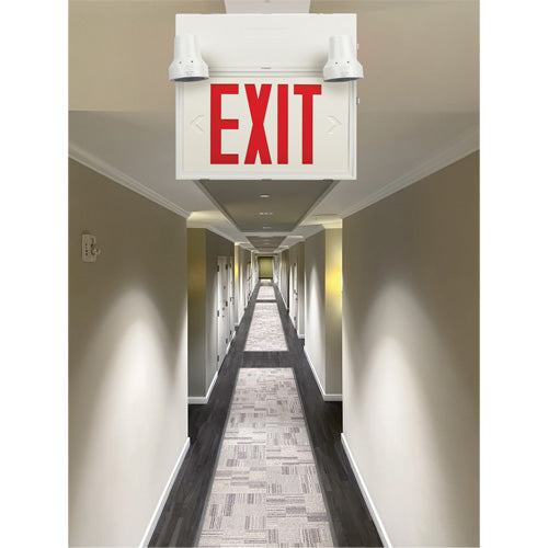 Exit Sign with Security lights
